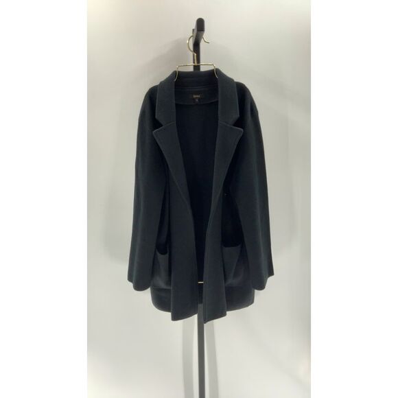 Quince Jackets & Blazers - Quince Womens 100% Organic Cotton Knit Blazer Black L